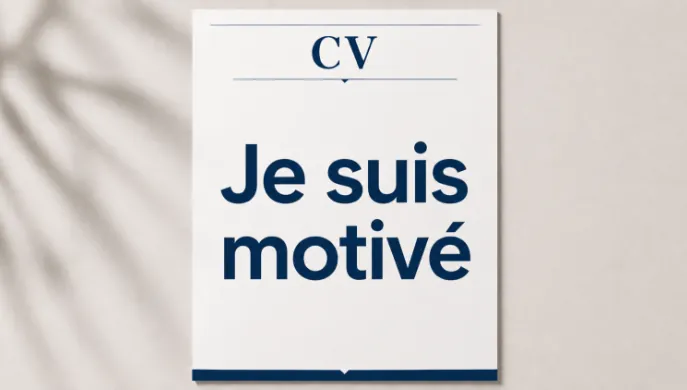 Je suis motivé